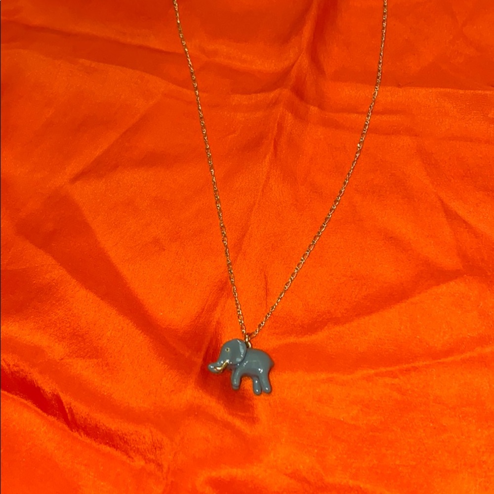 JCrew Elephant Necklace